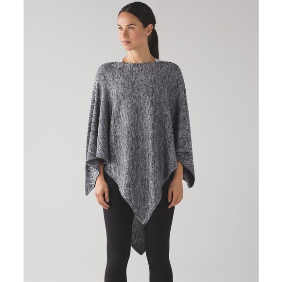 lululemon athletica Sweaters - Lululemon‎ Cashmere Blend Mantra Scarf Heathered Black Size One Size